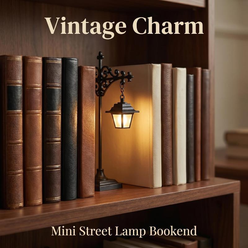 Bookshelf - 1Pcs Ambient Lighting Vintage Bookshelf Lantern