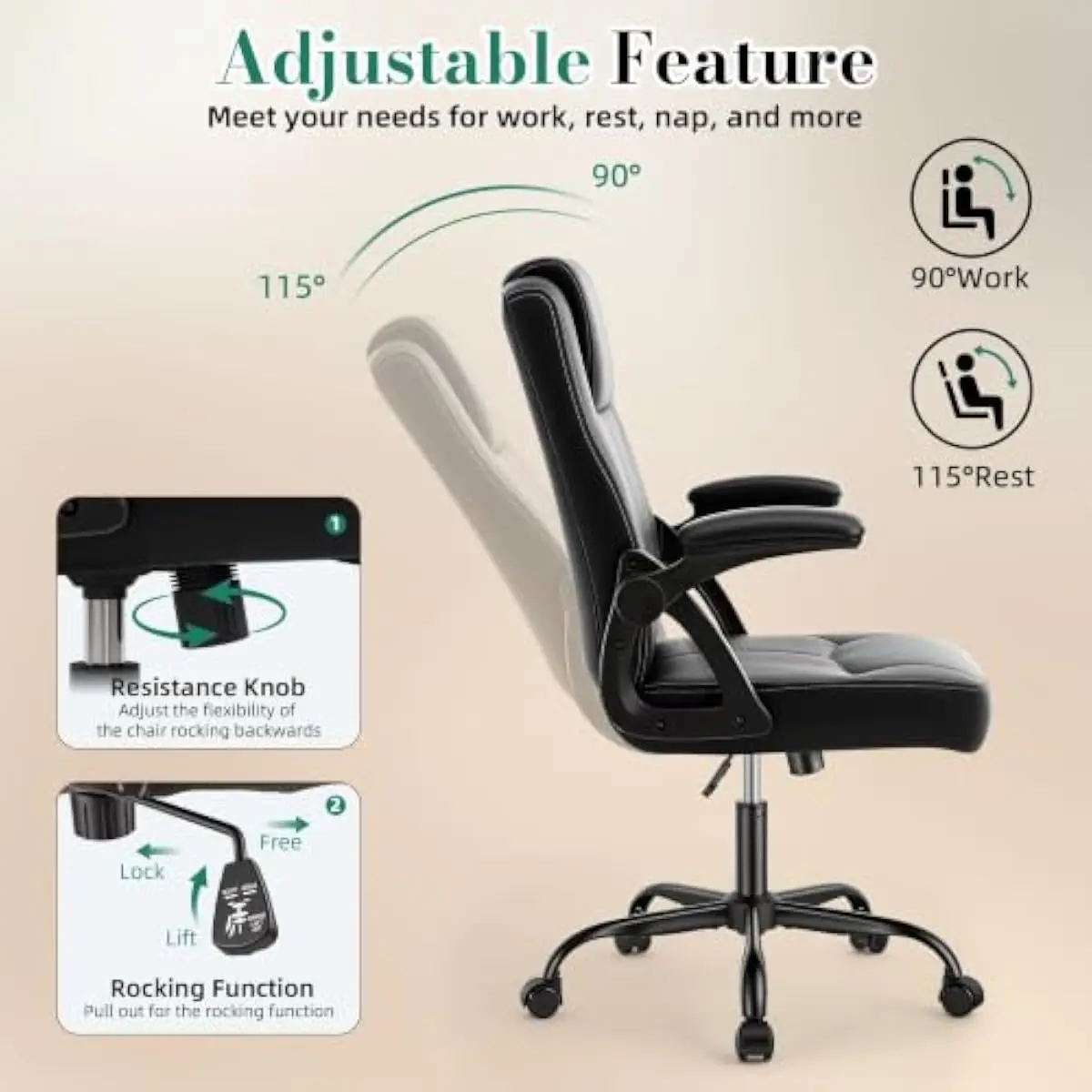 Ergonomic executive office cha - Office Chair 评论和价格