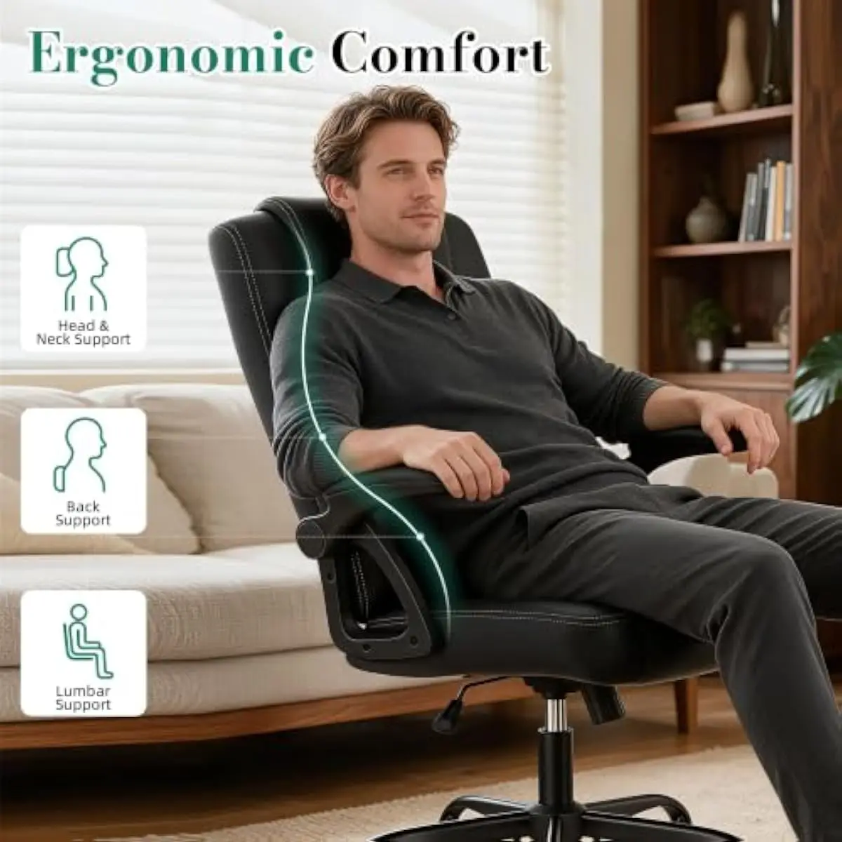 Ergonomic executive office cha - Office Chair 评论和价格
