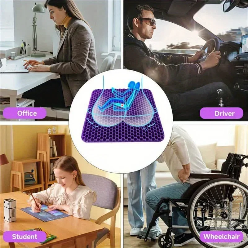 Gel Seat Cushion 1PC, Breathab - Office Chair Cushion 评论和价格