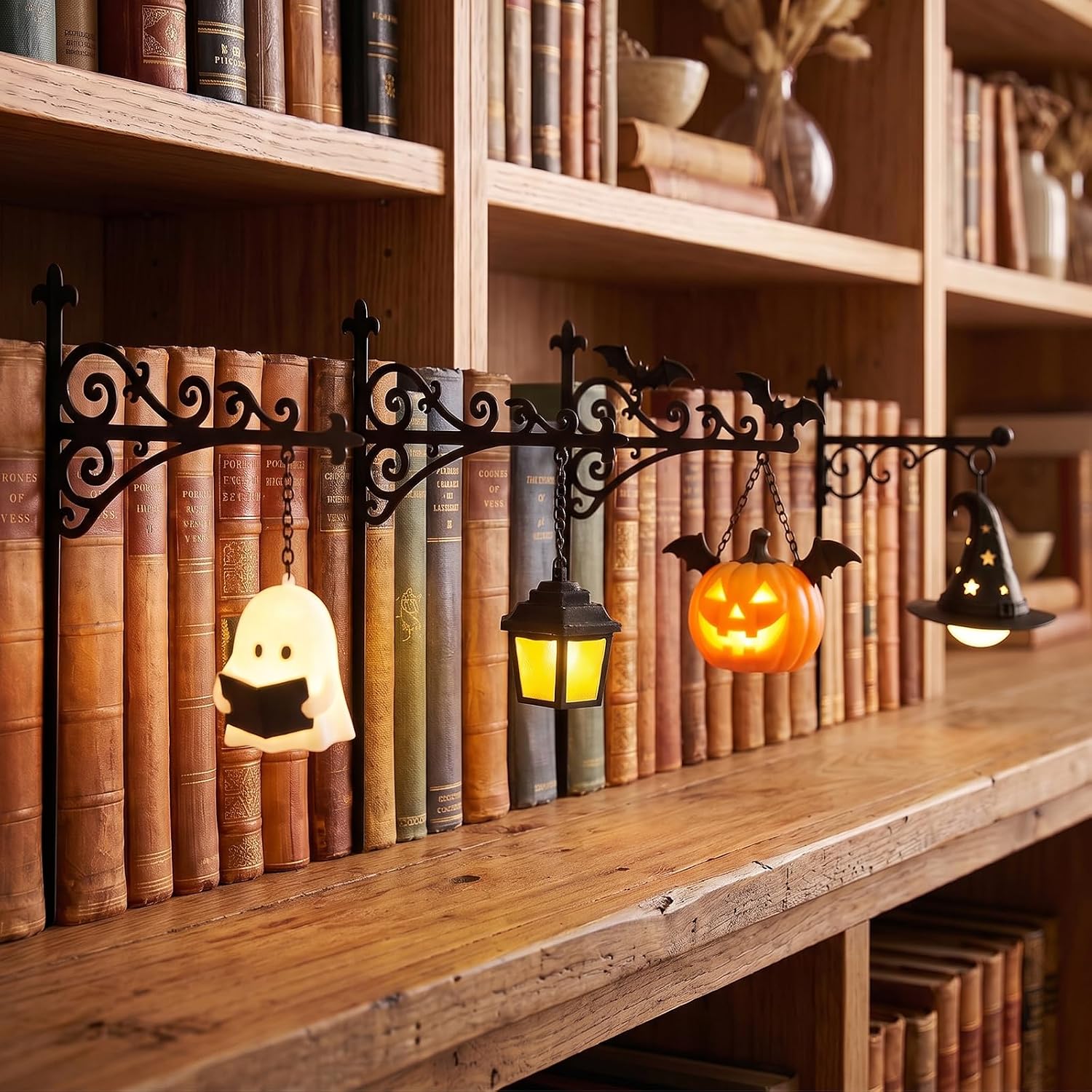 Library Lantern-Decorative Boo - Bookshelf 评论和价格