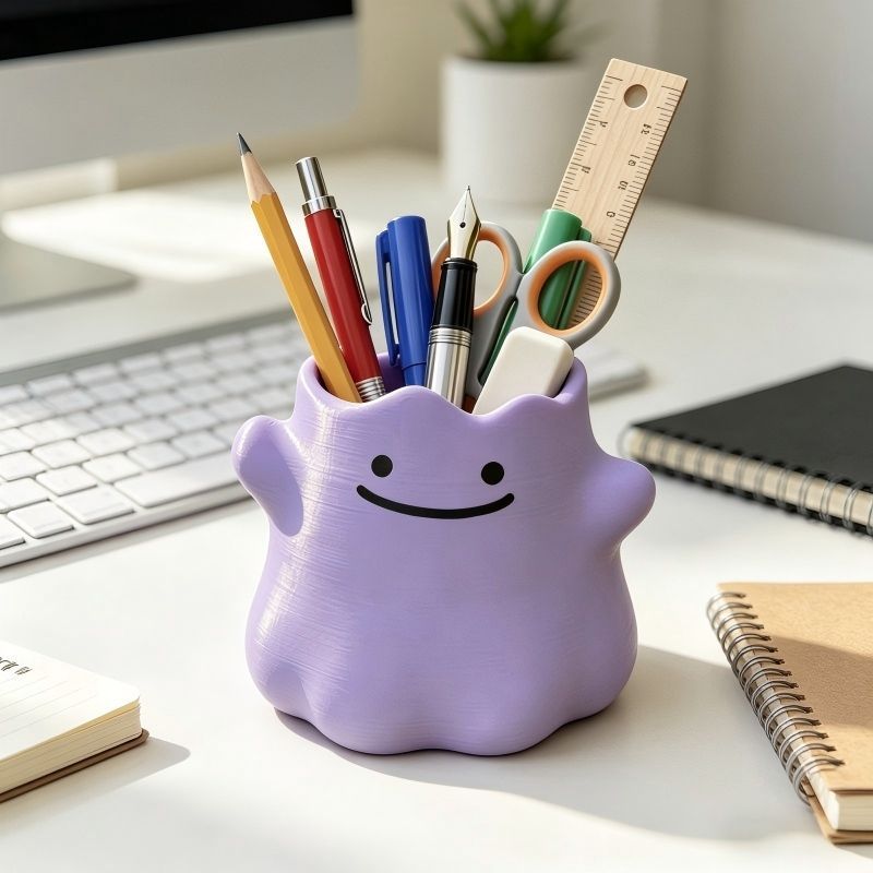 Cartoon Character Pen Holder C - Desk Organizer 评论和价格
