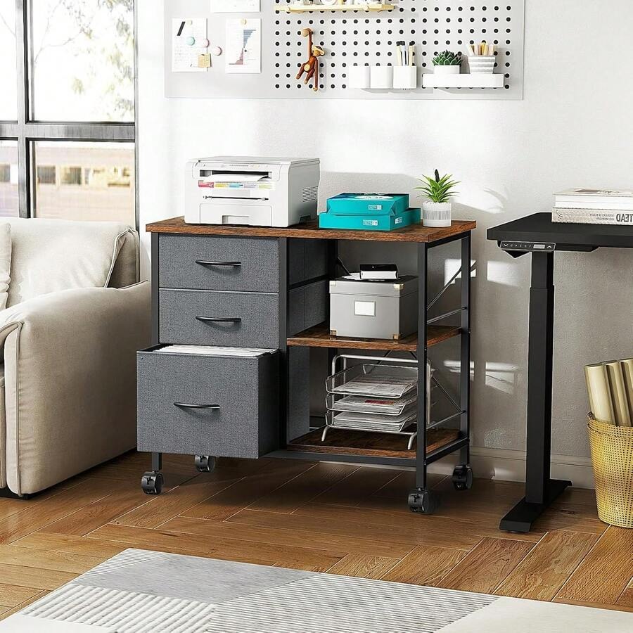 Sweetcrispy 3-Tier Mobile File - Printer Stand 评论和价格