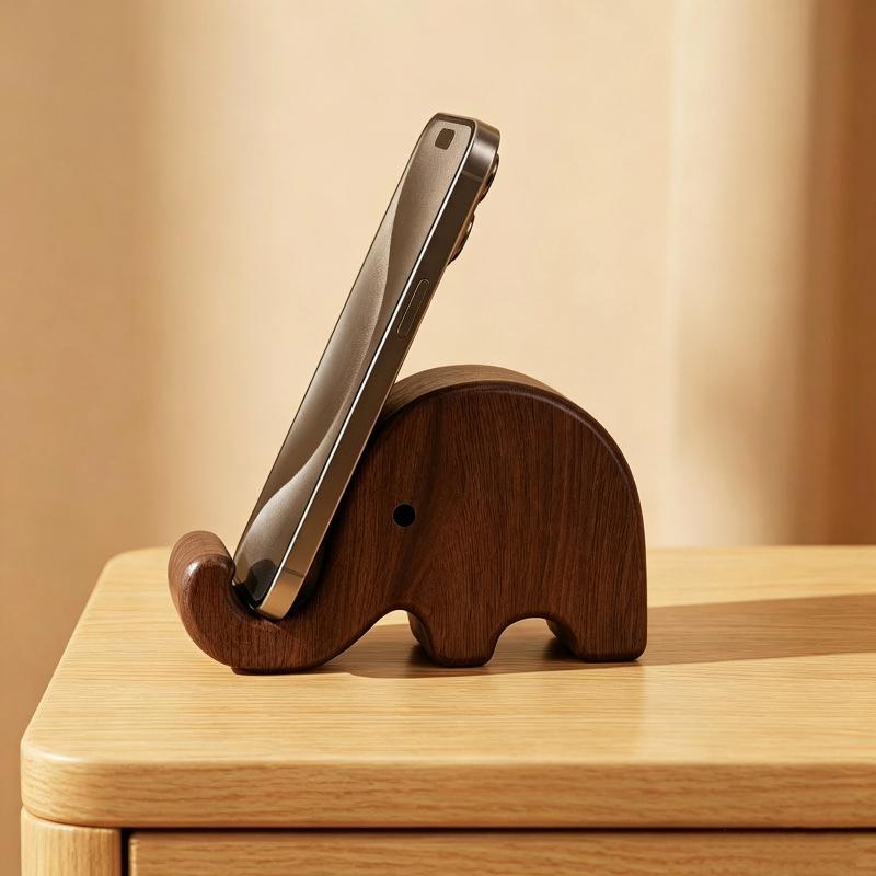 Simple Solid Wood Black Walnut - Desk Organizer 评论和价格