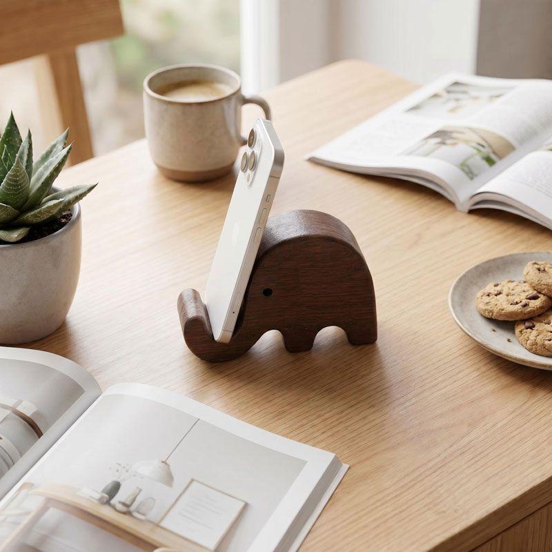 Simple Solid Wood Black Walnut - Desk Organizer 评论和价格