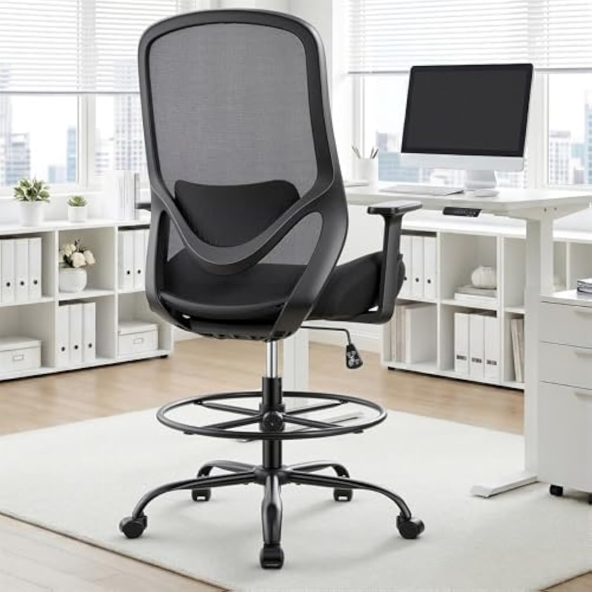 Ergonomic Tall Drafting Chair  - Standing Desk 评论和价格