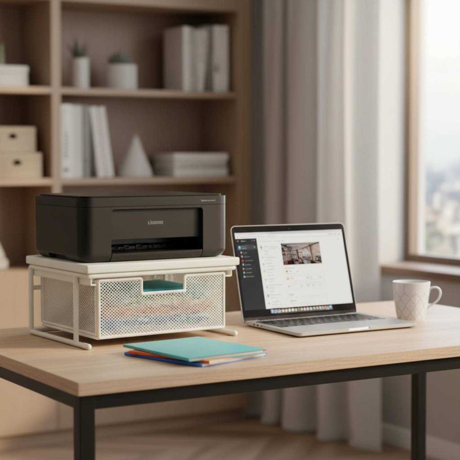 Printer Stand with Drawer Spac - Printer Stand 评论和价格