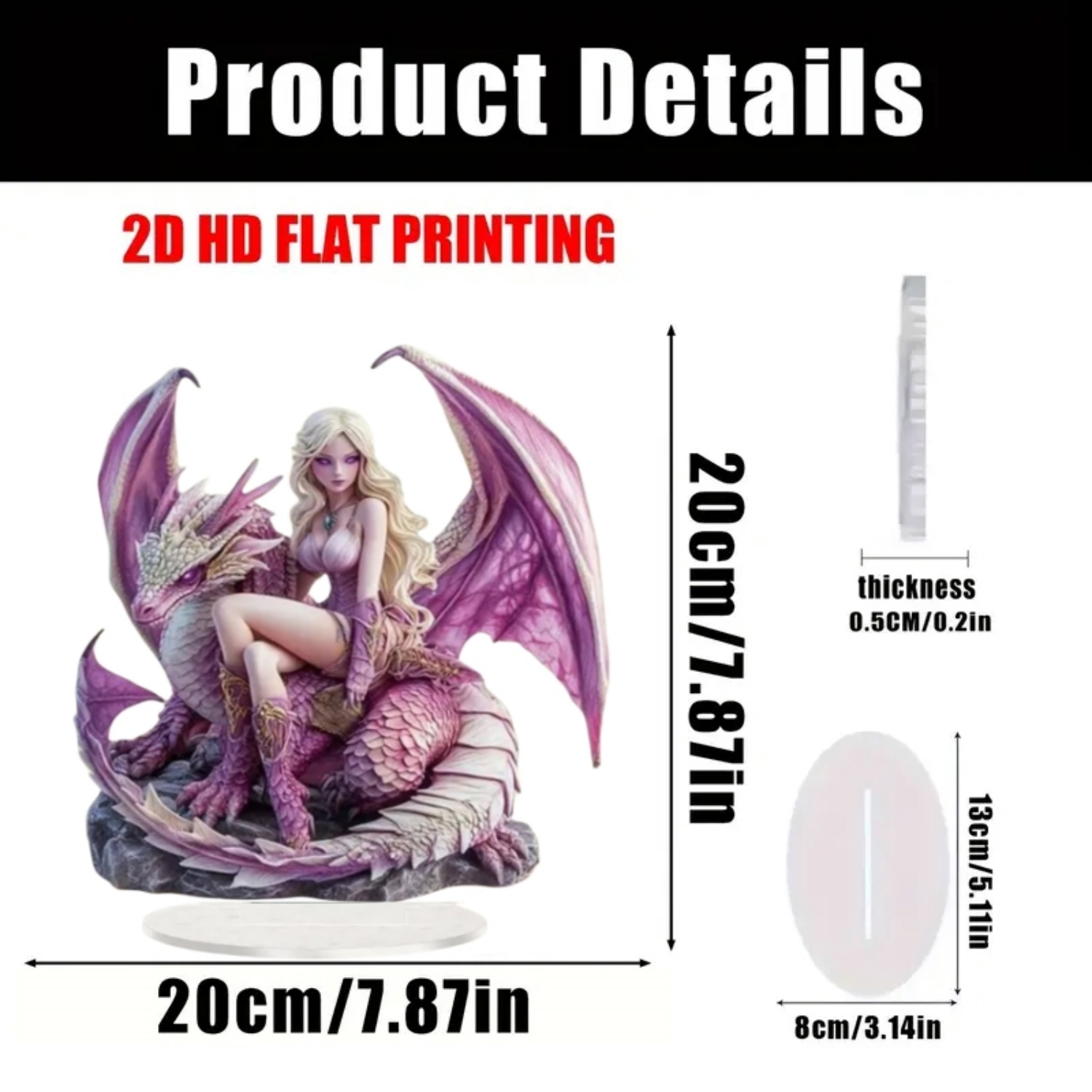 Fairy Statue,2D Flat Acrylic P - Office Furniture Brands 评论和价格