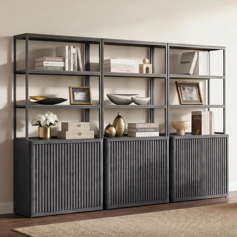 71 Tall Book Shelf with Doors, - Bookshelf 评论和价格
