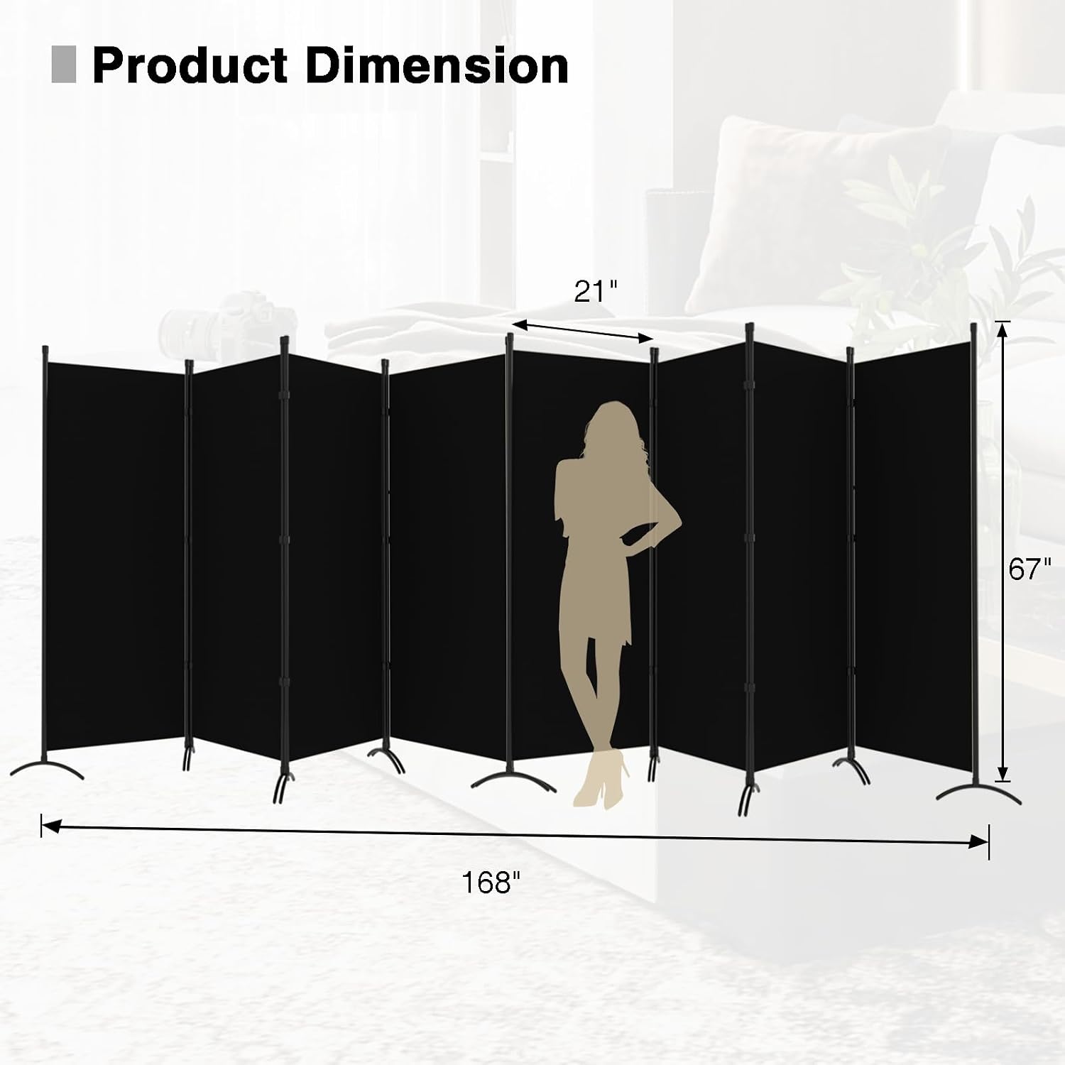 Room Divider-Folding Privacy S - Partition Screen Divider 评论和价格
