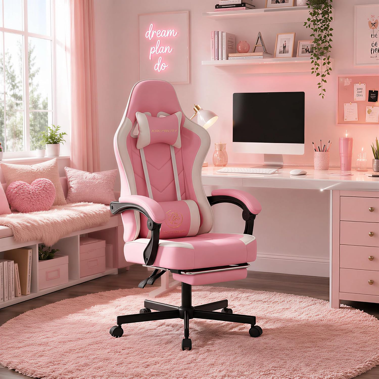 Ergonomic High Back Gaming Cha - Office Chair Cushion 评论和价格
