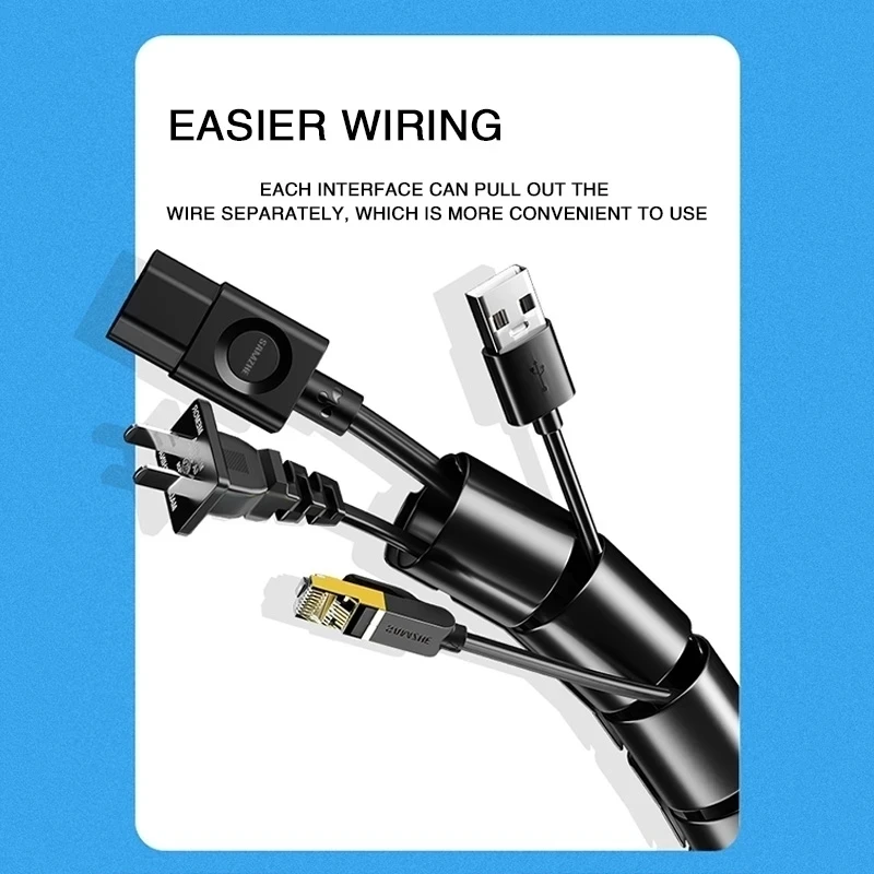 2M Long Cable Management Compu - Desk Organizer 评论和价格