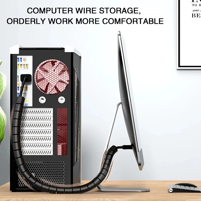 2M Long Cable Management Compu - Desk Organizer 评论和价格