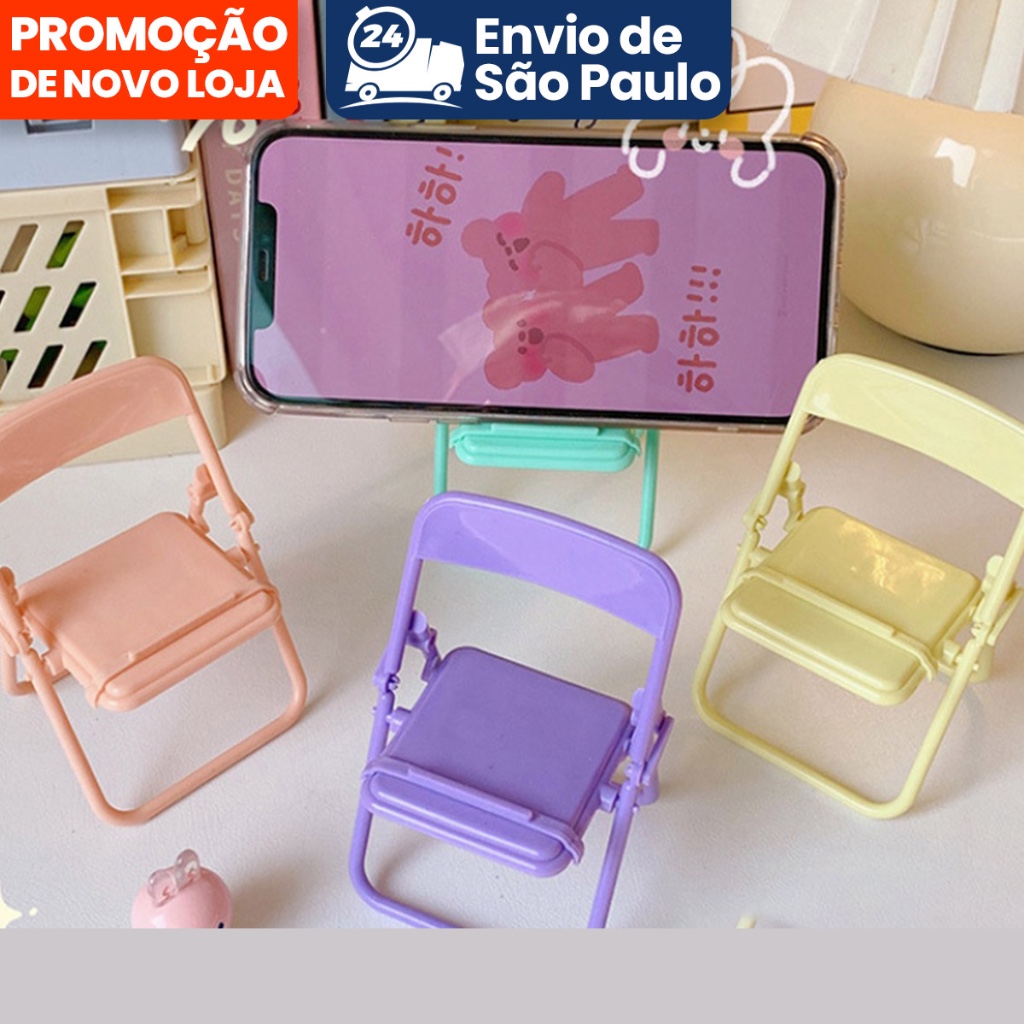 Cute Chair Phone Holder Stand  - Office Stool 评论和价格