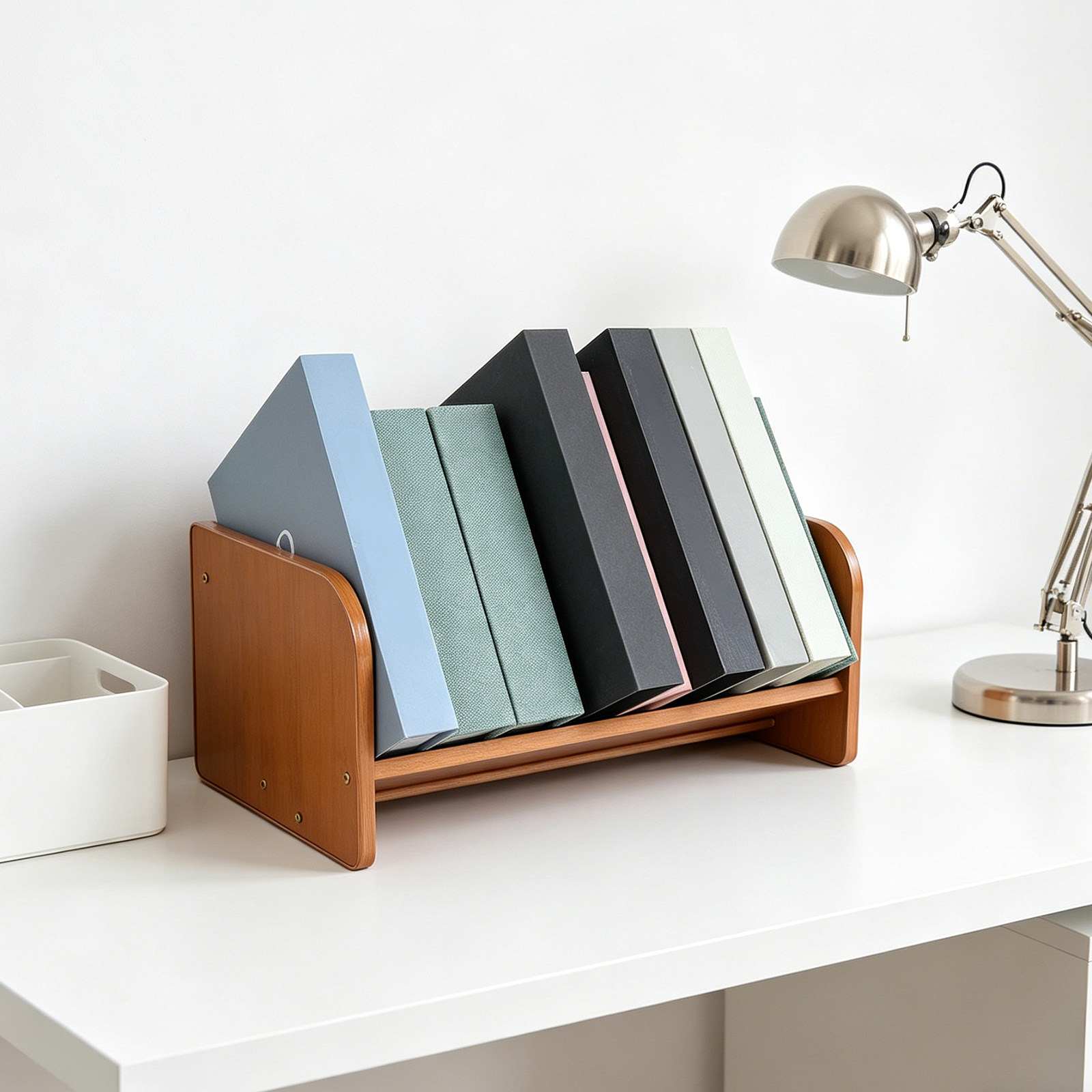 Bamboo Vinyl Record Holder Org - Desk Organizer 评论和价格