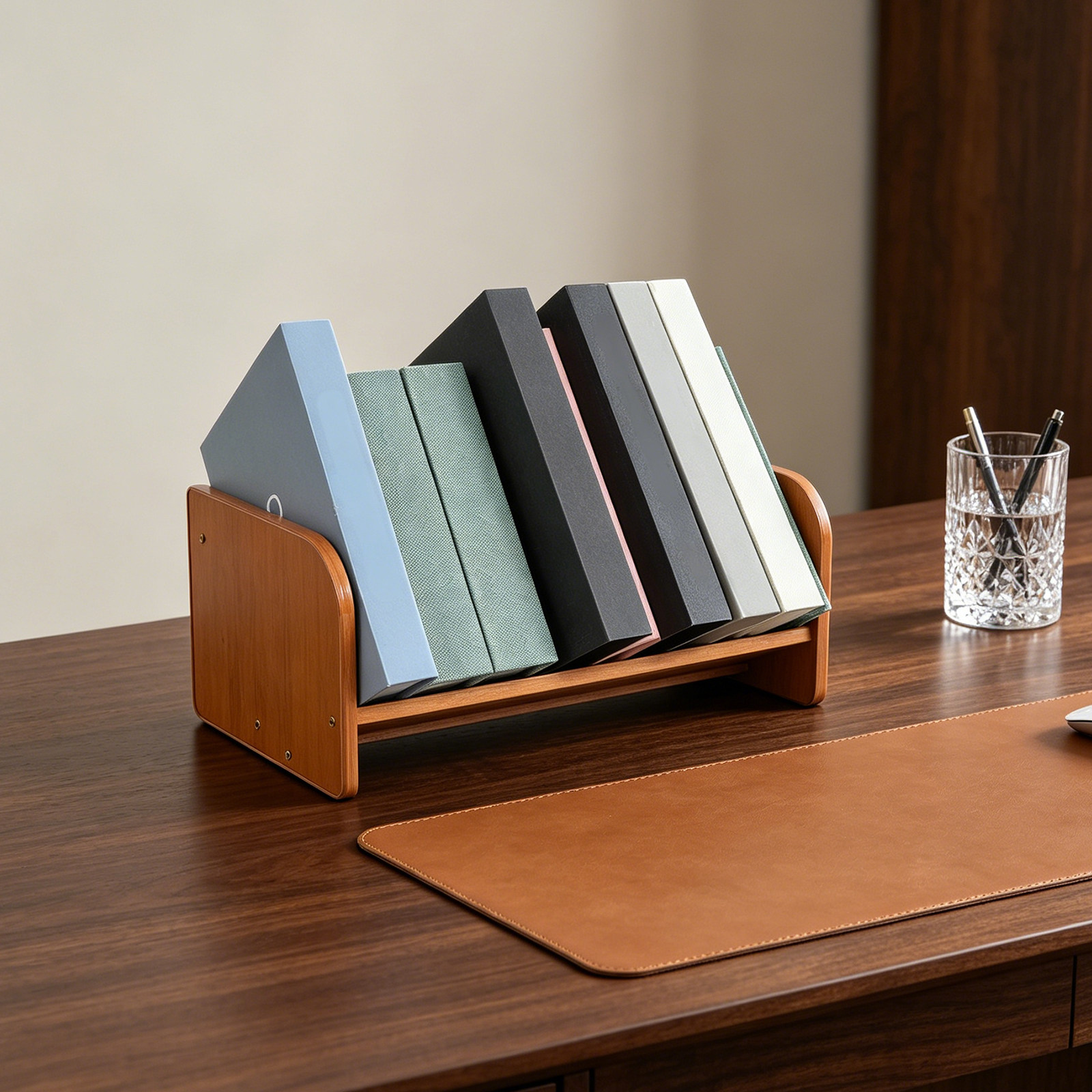 Bamboo Vinyl Record Holder Org - Desk Organizer 评论和价格