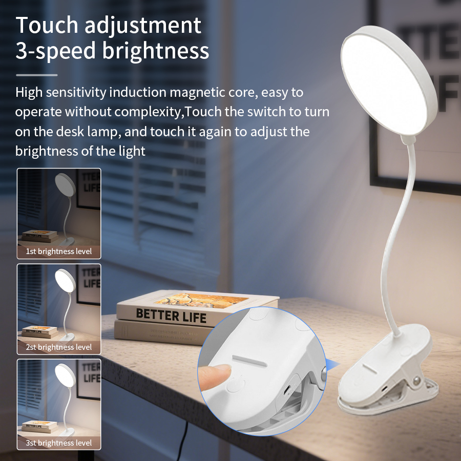 LED Clip Desk Lamp 360° Flexib - Desk Lamp 评论和价格