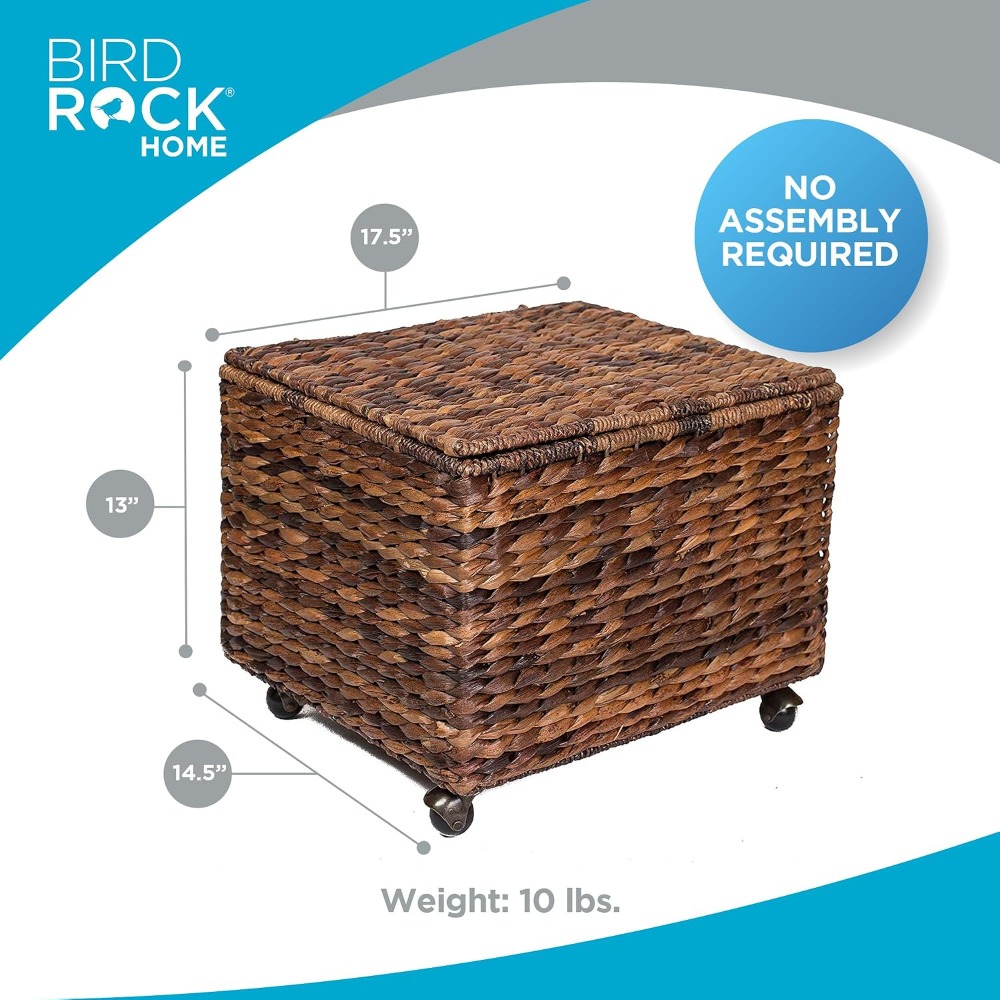 Handwoven Rolling File Cabinet - File Cabinet 评论和价格