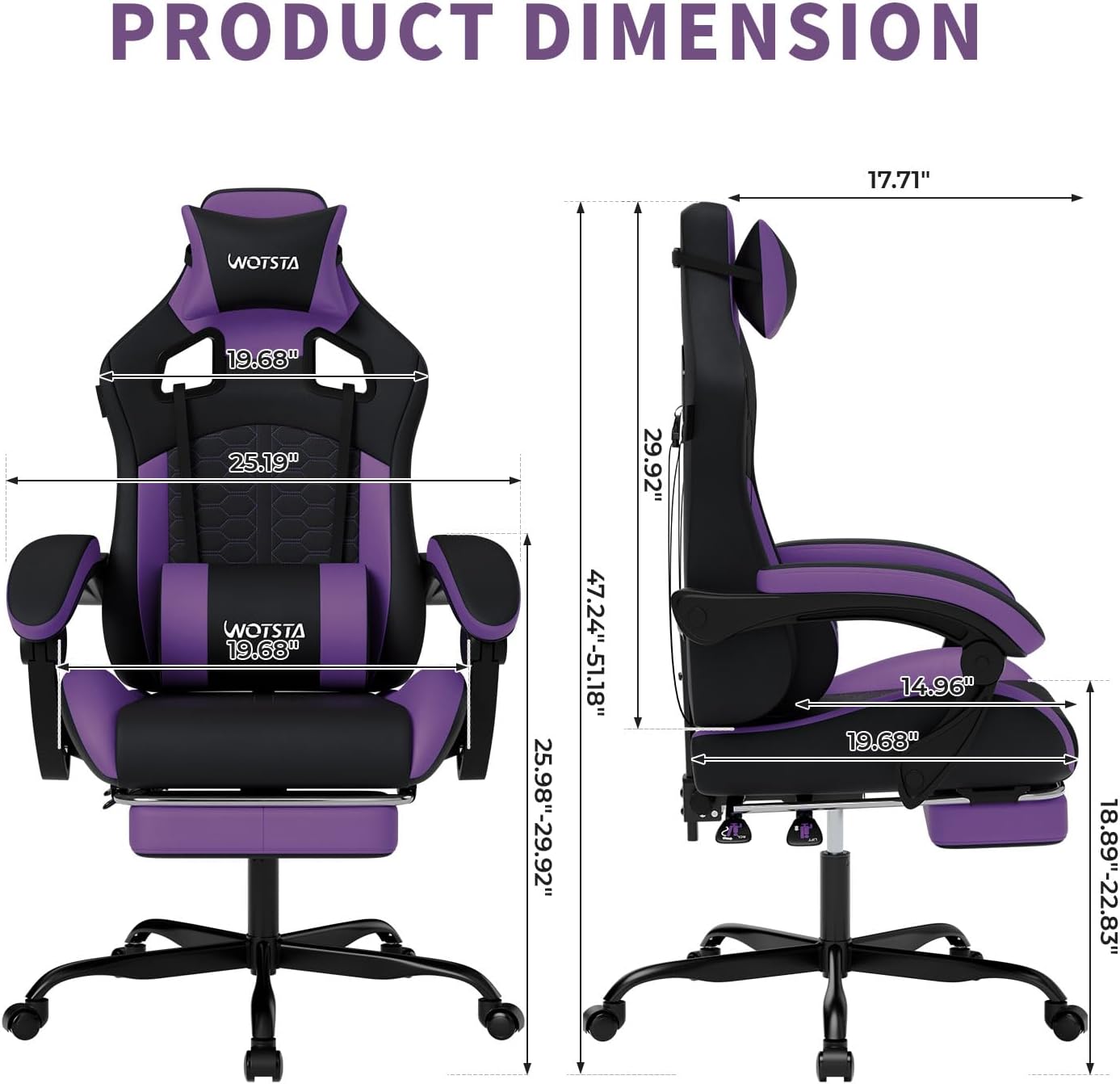 Gaming Chair with Massage,Ergo - Office Chair 评论和价格