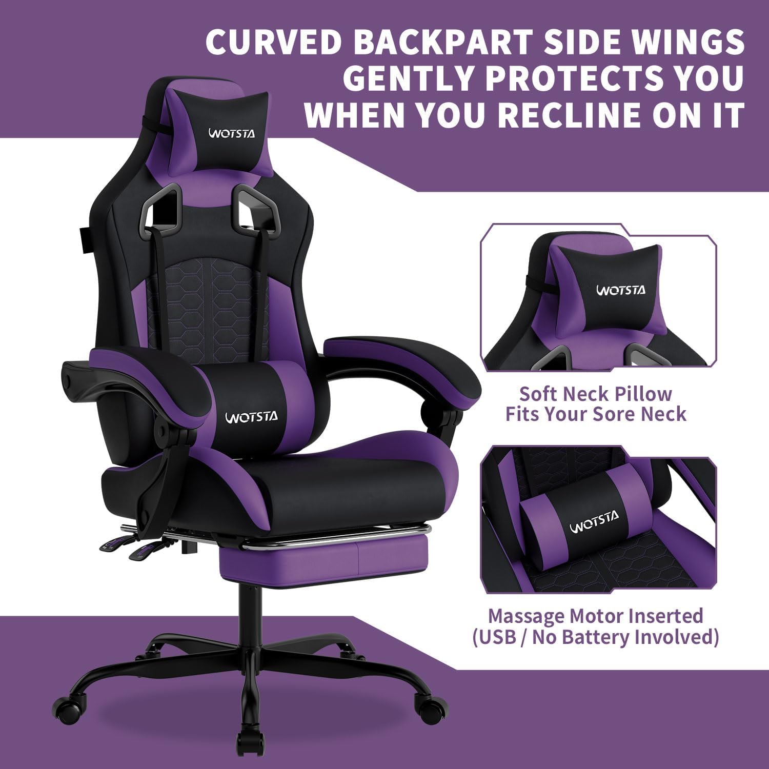 Gaming Chair with Massage,Ergo - Office Chair 评论和价格